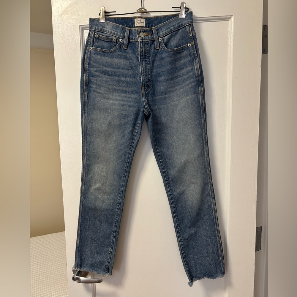 J. Crew Blue Straight Leg Jeans with Vintage Appeal